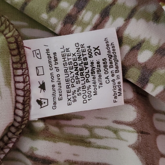 2X Addition Elle Patterned Dress with Pockets - Picture 4 of 10